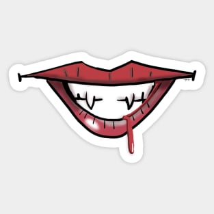 Vamp Lips Sticker